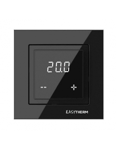 ET-35 терморегулятор с дисплеем температуры Easytherm, 16А, 3200Вт (черный)