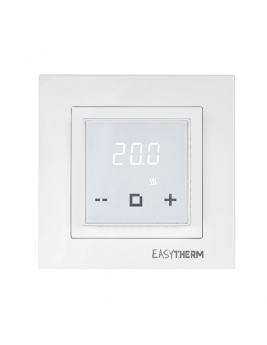ET-40 терморегулятор с дисплеем температуры Wi-Fi Easytherm, 16А, 3200Вт (белый)