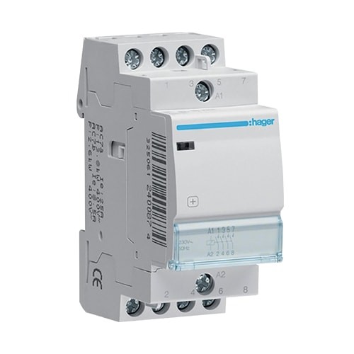 ESC426 Контактор 230В HAGER 25A, 4НЗ, 2п