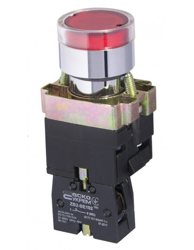 XB2-BW3471 кнопка с подсветкой красная
