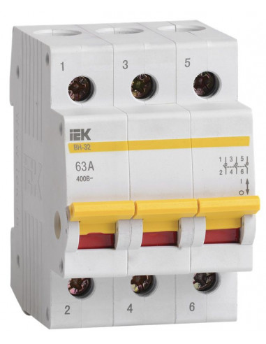 Выключатель погрузки ВН-32 3Р 63А IEK