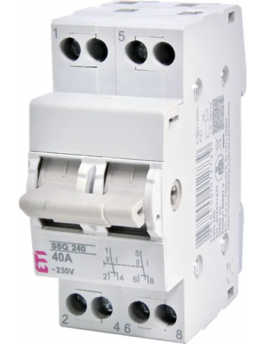 Переключатель трехпозиционный SSQ 240 2P 40А
