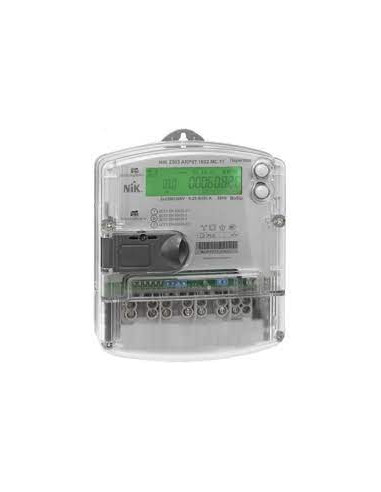 Счетчик многотарифный NIK 2303 ARP3T.1202.MC.11 3x220/380В 5-120А, А+R±, реле, RS-485, магнито- и радиозащита