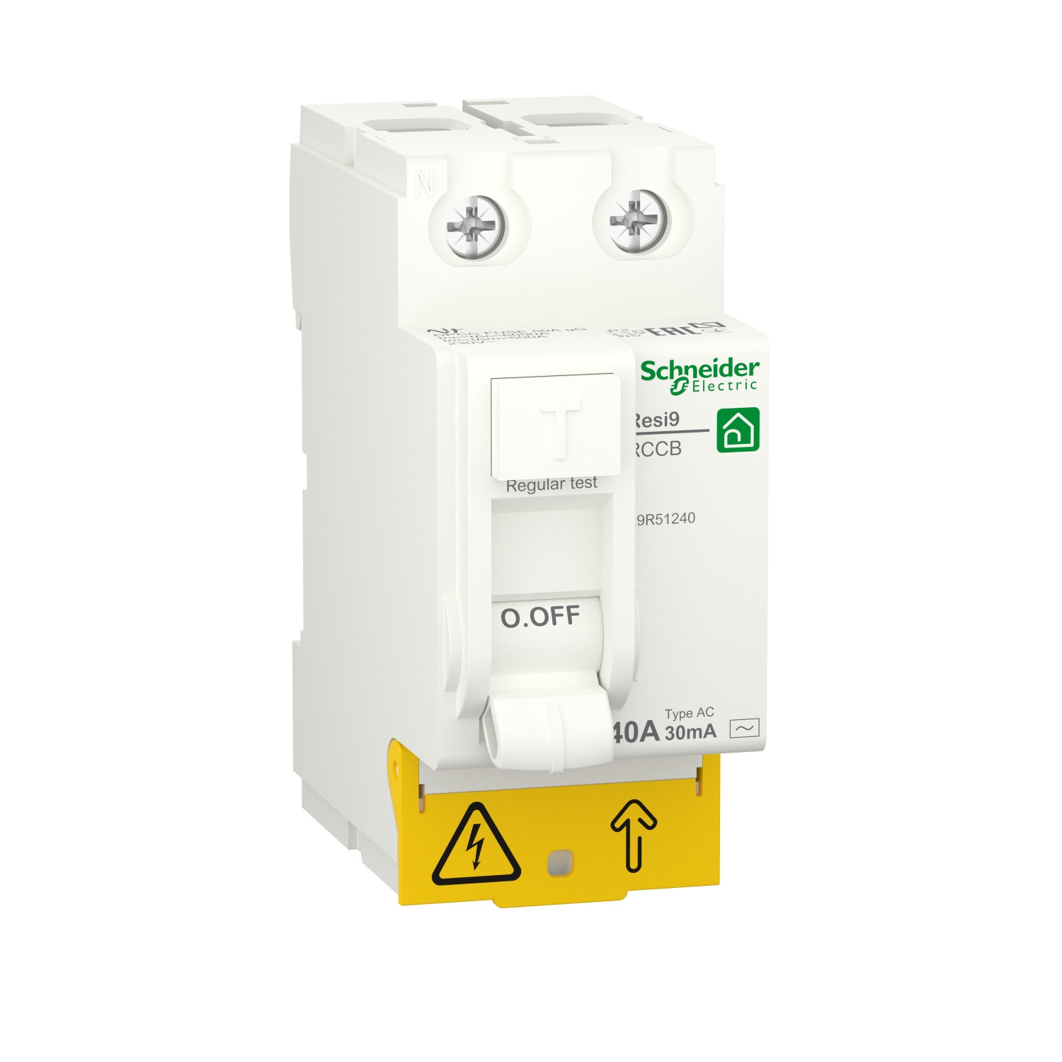 ДИФ РЕЛЕ RESI9 2P 40A 30mA АС