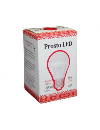 Светодиодная лампа Prosto LED SK-5W-E27 G53 4100К