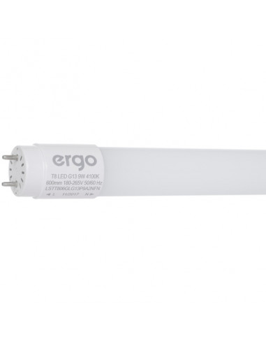 Светодиодная LED лампа матовая T8 1.2m G13 18W 220V 4100K ERGO STD