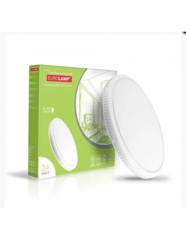 Светильник светодиодный Eurolamp накладной круглый 24W 4000K LED-MR-24W/4-N6