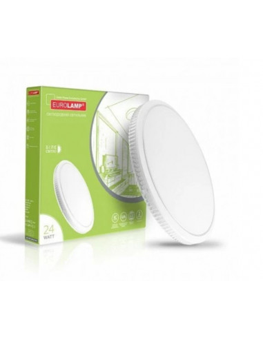 Светильник светодиодный Eurolamp накладной круглый 24Вт 4000K LED-MR-24W/4-N9