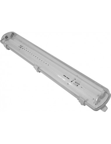 Светильник LED IP65 GS 2*600 с металлическим отражателем