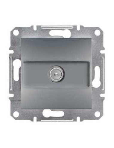 Розетка TV оконечная сталь Schneider Asfora EPH3200162