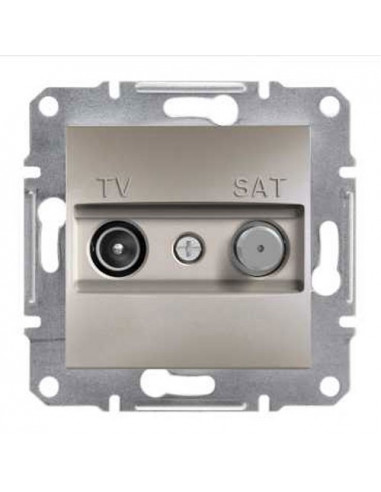 Розетка TV-SAT оконечная бронза Schneider Asfora EPH3400169