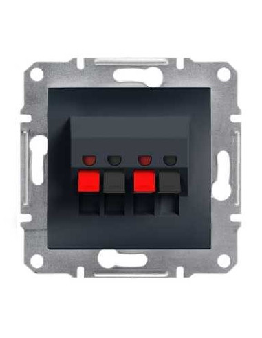 Аудиорозетка антрацит Schneider Asfora EPH5700171