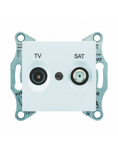 Розетка TV/SAT прохід., біл., SDN3401921