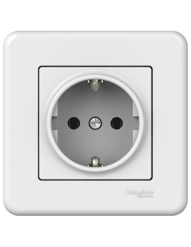 РОЗЕТКА С ЗАЗЕМЛЯЮЩИМ КОНТАКТОМ LEONA LNA2900121
