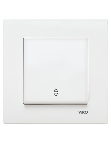 90960004 вимикач 1кл. прохідний біл. VI-KO KARRE