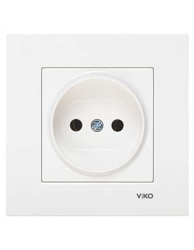 Розетка без заземления белая VIKO Karre 90960007