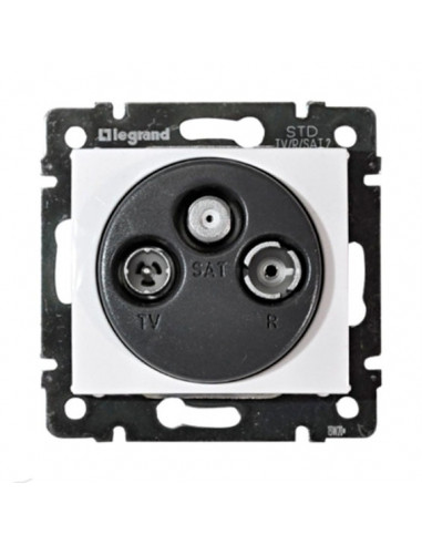 Розетка TV-FM-SAT конечная 10dB Legrand Valena