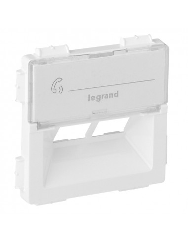 Накладка для двойных информационных розеток Rutenbeck Legrand Valena LIFE Белая