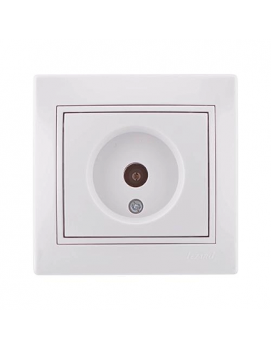 Розетка ТВ проходная Lezard MIRA 701-0202-129 цвет белый