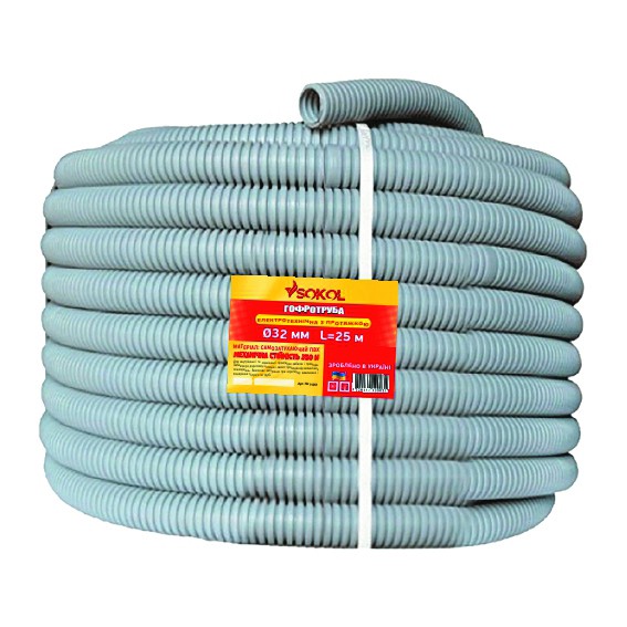 Гофротруба полипропиленовая d 16 220 ТМ (100)