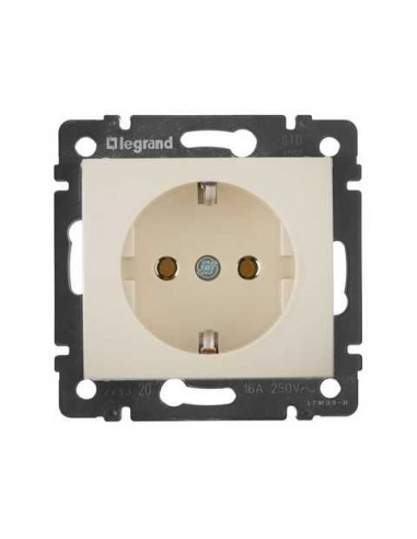 Розетка 2К+3 нем. ст. слоновая кость Legrand Valena (10 шт.) 774320т)