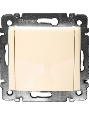 Розетка 2К+3 нем. ст. с крышкой Legrand Valena (10 шт.) слоновая кость 774322