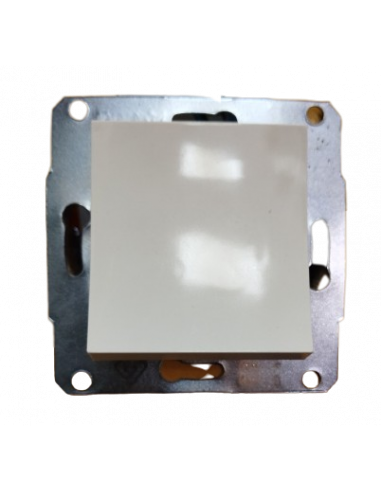Выключатель одноклавишный QSD 5501 крем