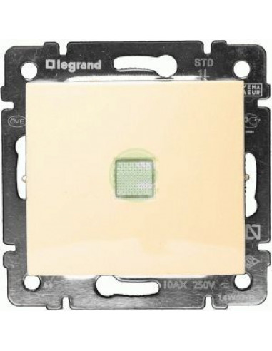 Выключатель с подсветкой 10А Legrand Valena слоновая кость 774310