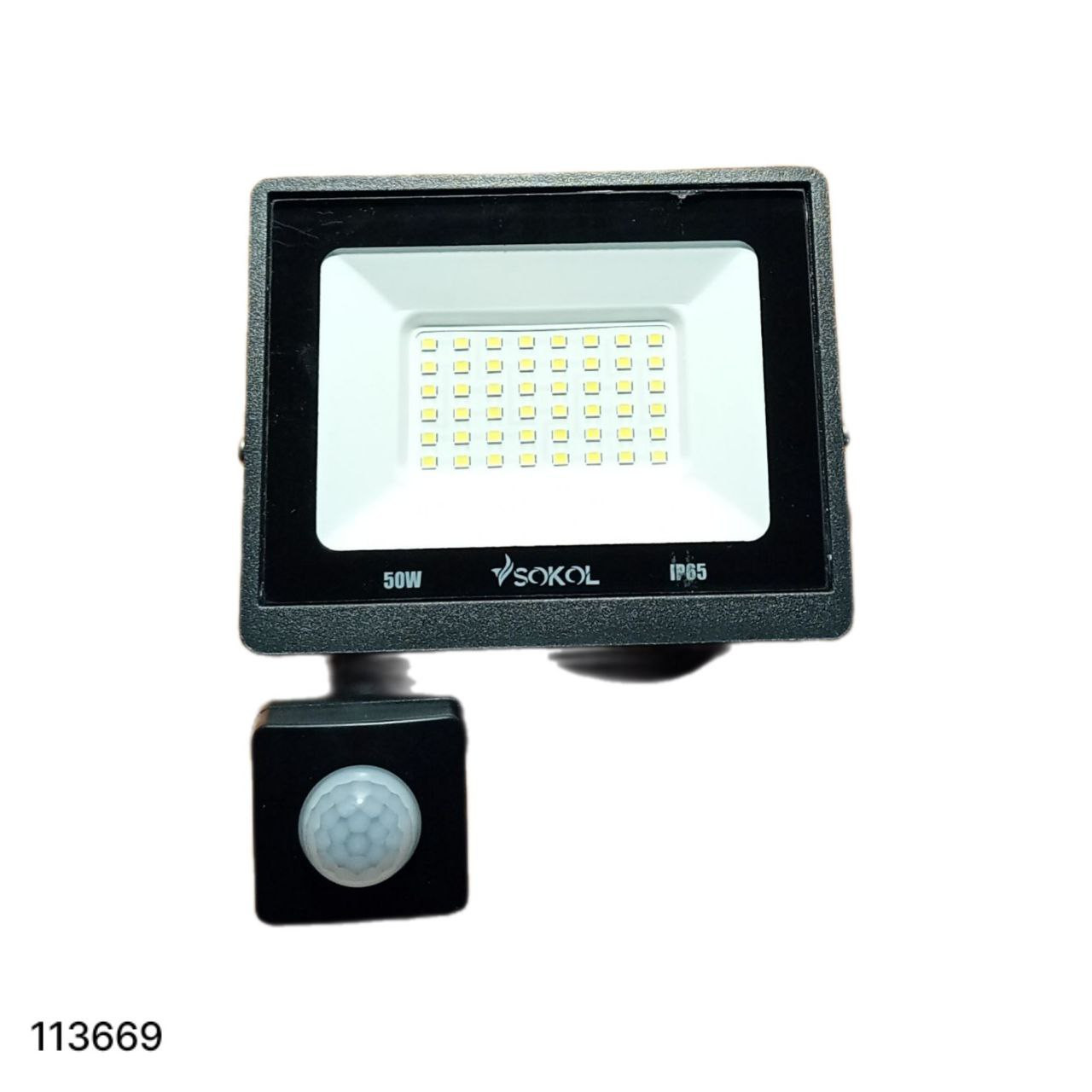 Прожектор LED-SLТ-50W 220В 3500lm 6500K SOKOL с датчиком движения (20)