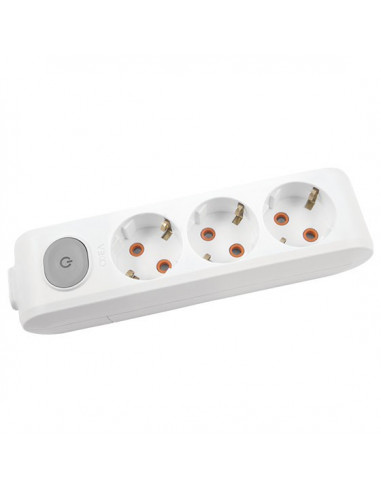 90118300 Колодка 3гн. з/з+вимик.VI-KO MULTI-LET