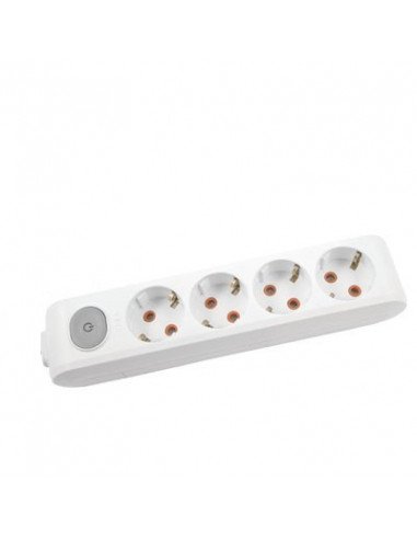 90118400 Колодка 4гн. з/з+вимик. VI-KO MULTI-LET