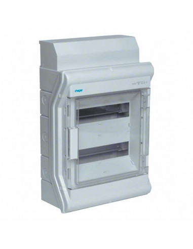 VE212DN Щит  з/у з  прозорими дверцятами, 24(28) мод., IP65, VECTOR