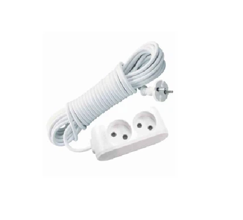 Удлинитель 2 гн б/с ПВС 2х0,75 2м, SOKOL