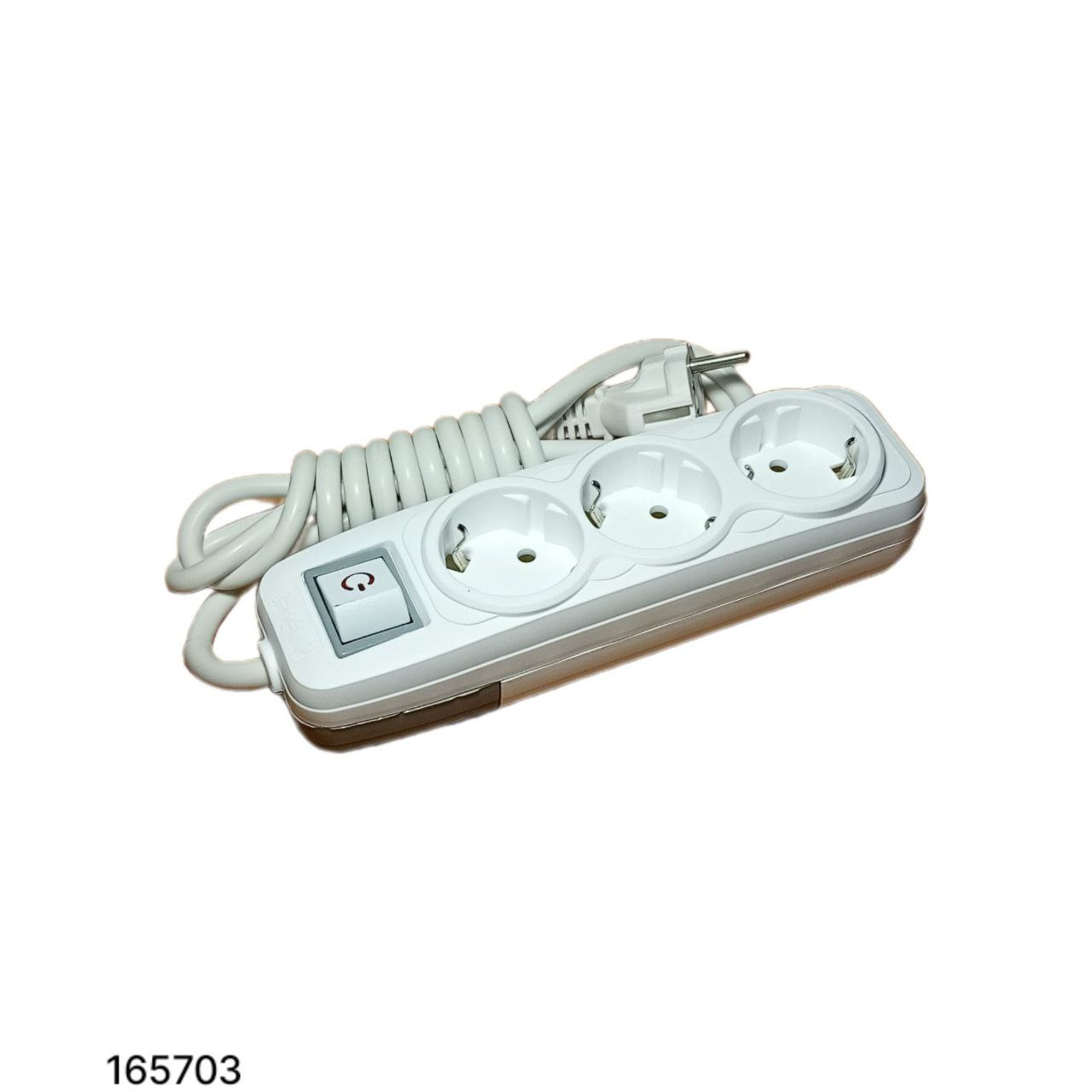 Удлинитель 3 гн с/с + выключатель 2м, SOKOL