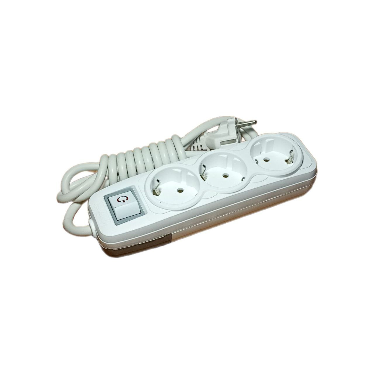 Удлинитель 3 гн с/с + выключатель 5м, SOKOL