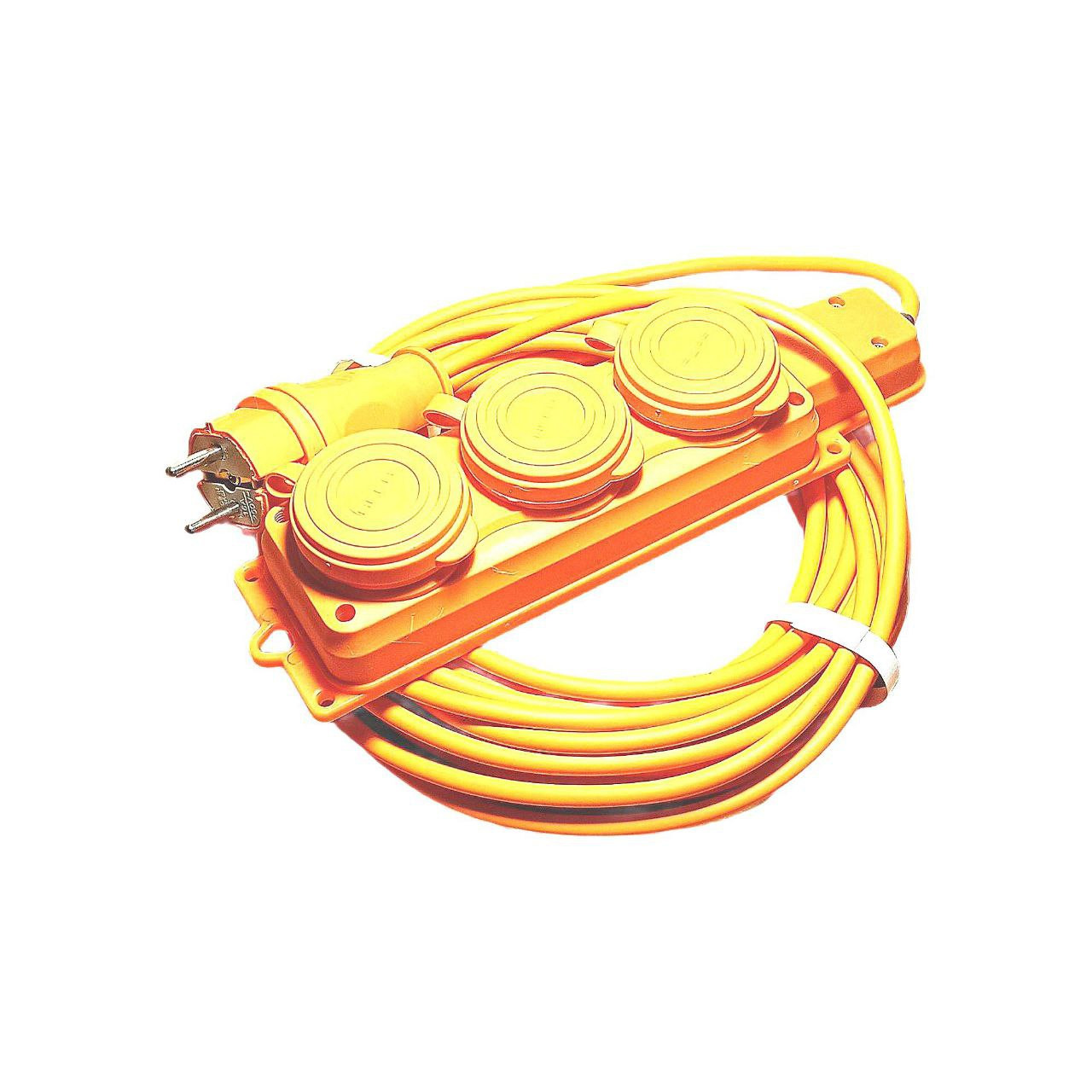 Удлинитель 3 гн с/с 10 м, SOKOL