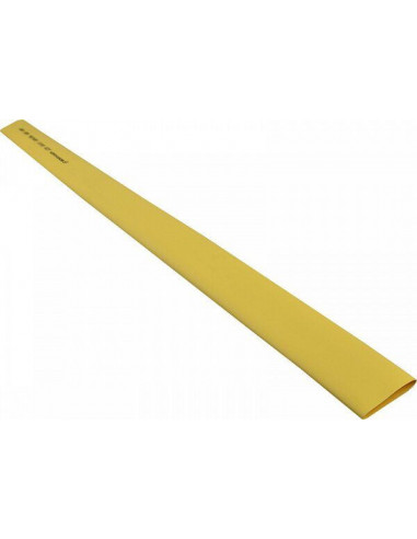 Трубка термоусадочная 1м DRS-20 желтая