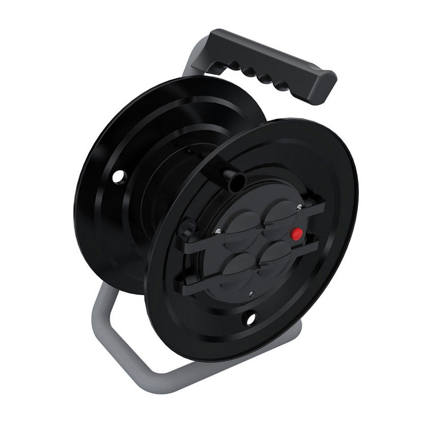 BM8-2103-0000 Катушка переносная, 25м (3х1,5 ПВС) с розетками 4 шт 16А, IP44