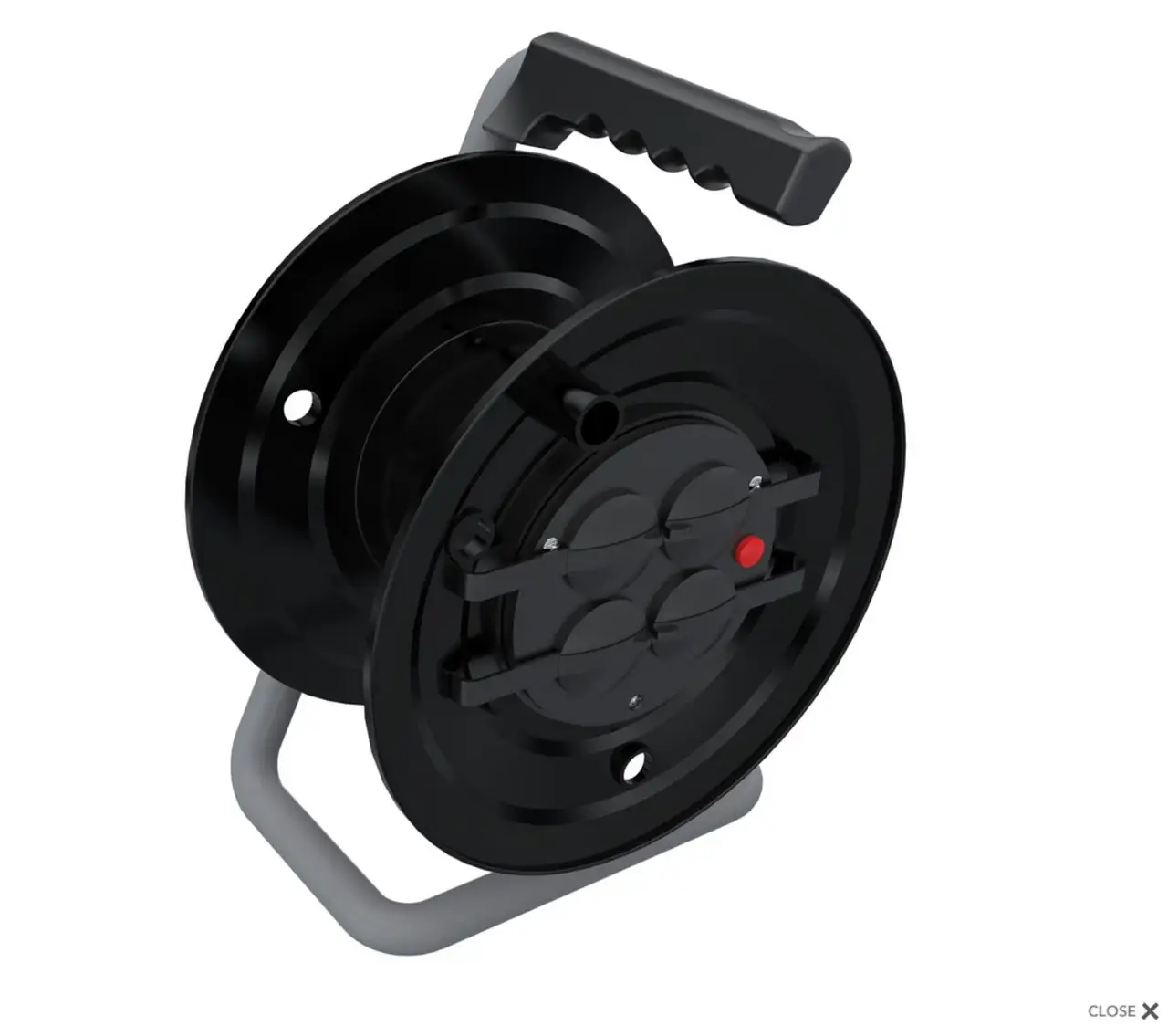 BM9-3100-0000 Катушка переносная, на 50м (3x1,5 ПВС) с розетками б/у 4 шт 16А, IP44