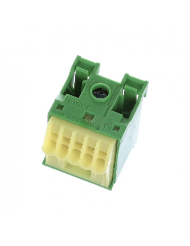 Блок Hager KN06E PE-клема 1x16мм2+5x4мм2