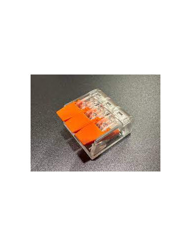 Клеммник 3-pin, РСТ-413, прозрачный (клеммы, клеммники, клеммники, соединители)