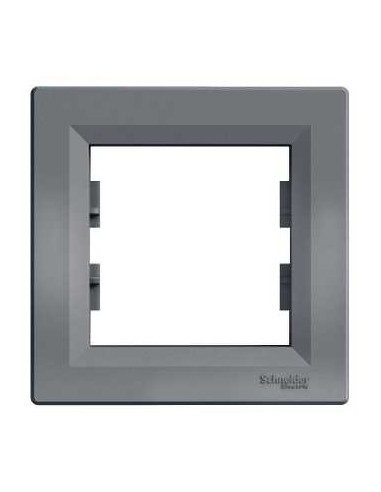 Рамка 1-местная горизонтальная сталь Schneider ASFORA EPH5800162