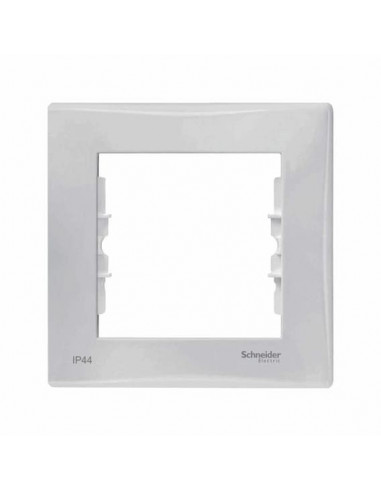Рамка Schneider Sedna 1-местная IP44 белая SDN5810121