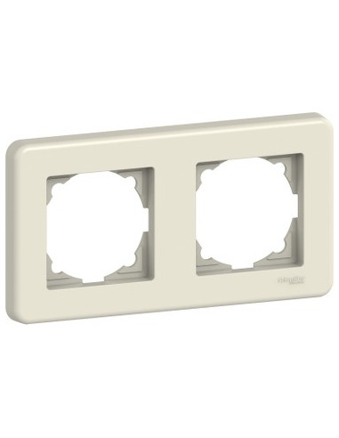 LNA5800223 РАМКА ДВОМІСНА, ГОРИЗ-НА, КРЕМ. LEONA