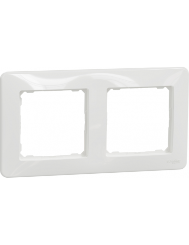 Рамка 2-постовая Schneider Electric Sedna Design Белая (SDD311802)