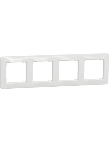 Рамка 4-постовая Schneider Electric Sedna Design Белая (SDD311804)