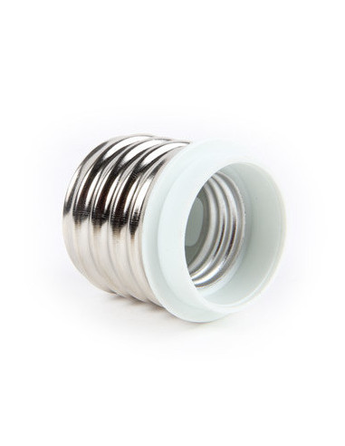 Переходник e.lamp adapter.Е27/Е40.white, с патрона Е27 на Е40, пластиковий
