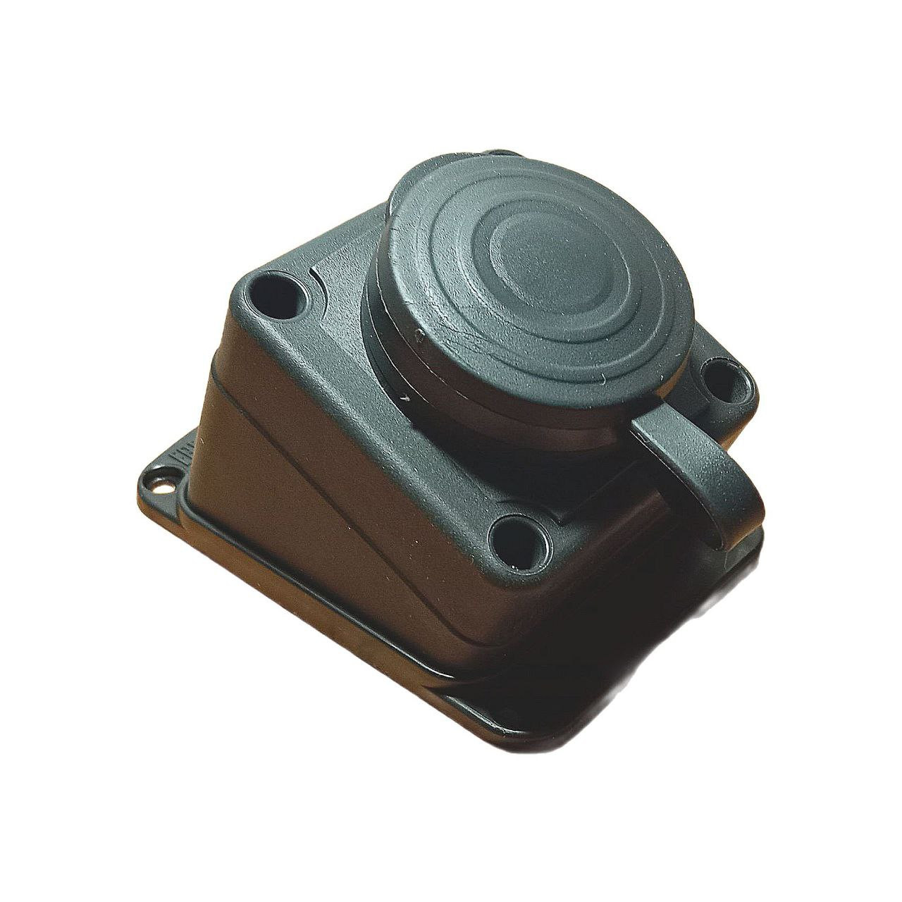 ТМК104Е 1*16А Розетка настенная угловая б/у (каучук) IP44, SOKOL