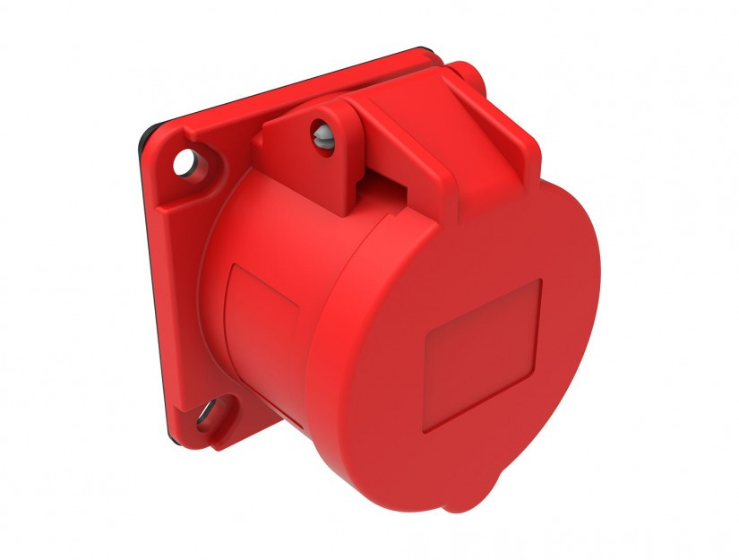 BC1-1504-2413 380V 4*16A Розетка щитовая (полиамид) IP44 (8)