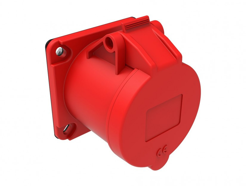 BC1-3504-2413 380V 4*32A Розетка щитовая (полиамид) IP44 (8)